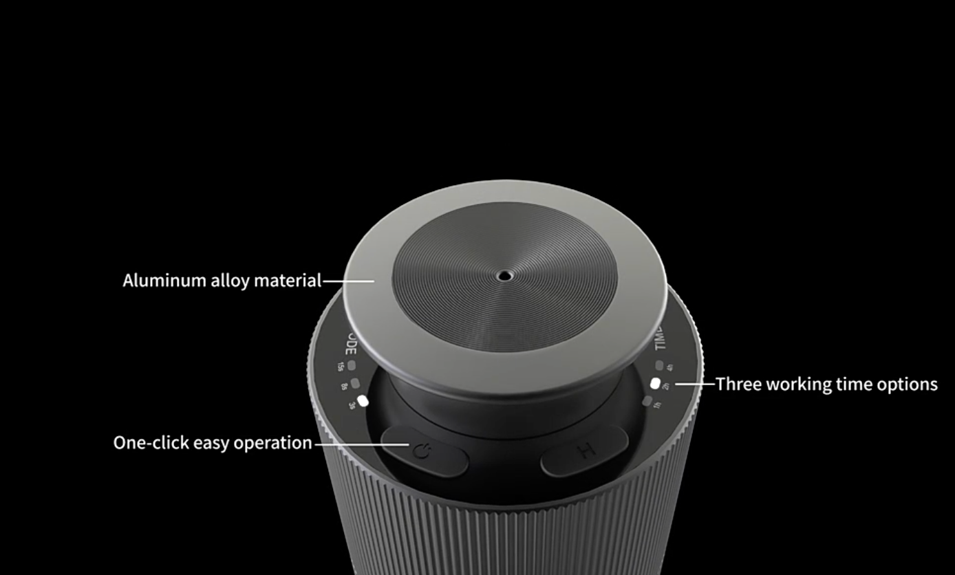 CAR-40N  2-in-1 Car/Home Waterless Diffuser — USB-C Rechargeable | Aluminum